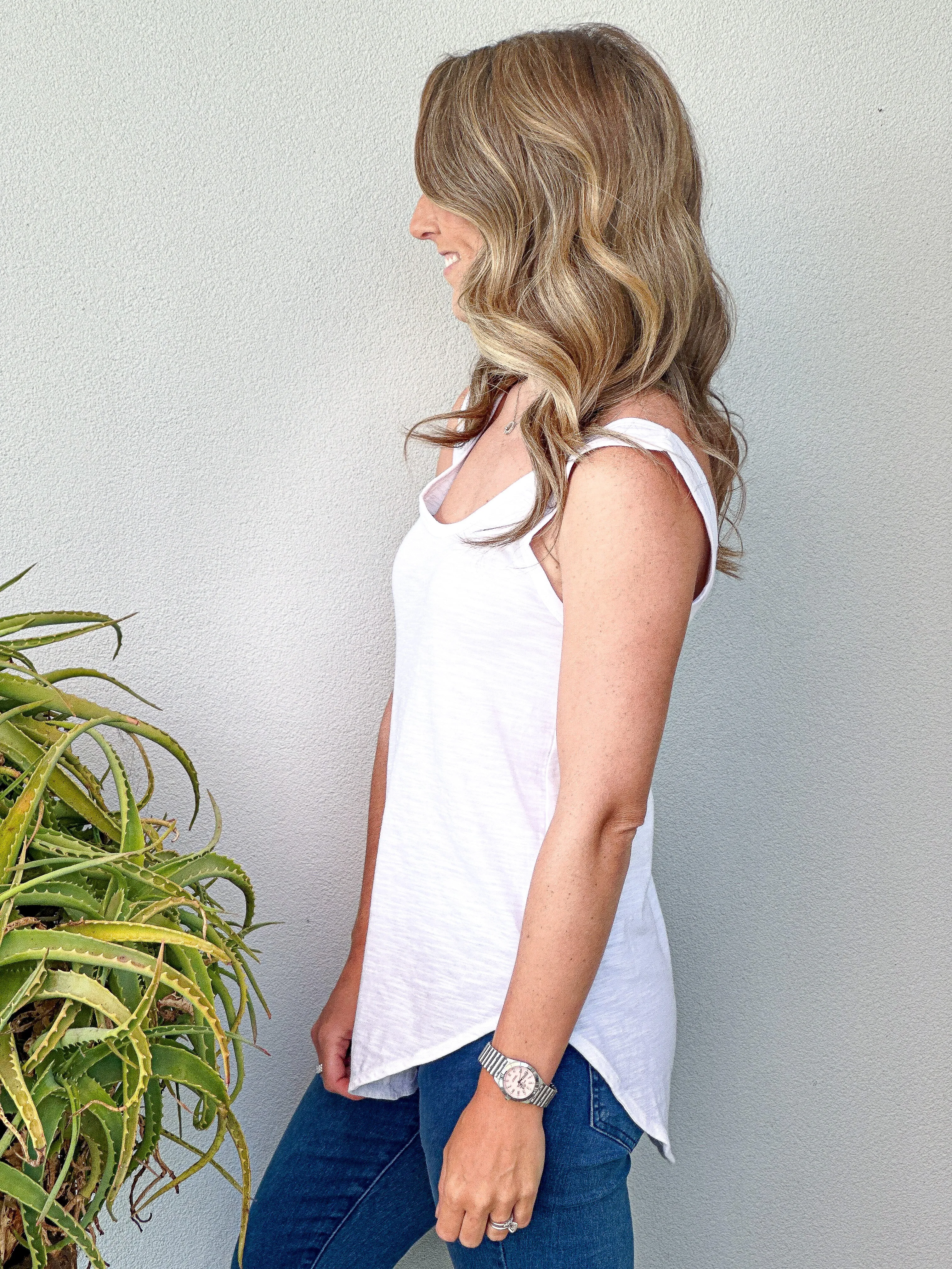 Sasha Tank - White