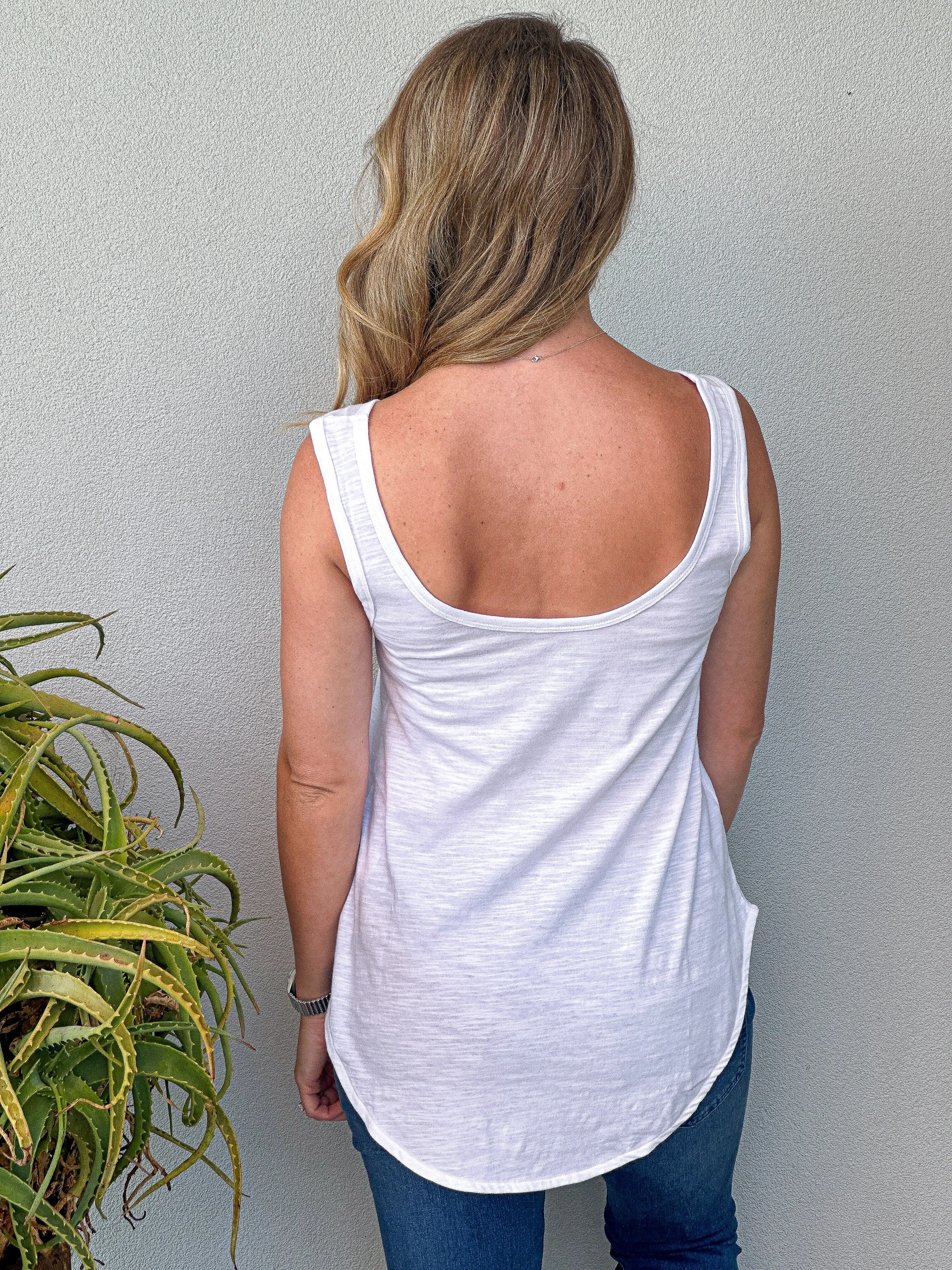 Sasha Tank - White