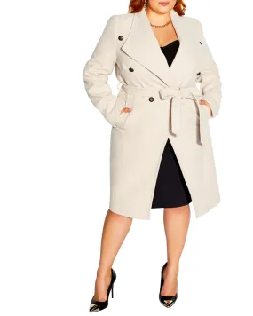 Sassy Military Coat | Buff