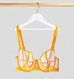 Satin contour balconette [Blush & Saffron]