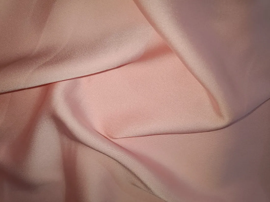 Satin fabric 58" wide available in five colors [pink/dark green/white ivory/baby pink and navy [12942-12946]