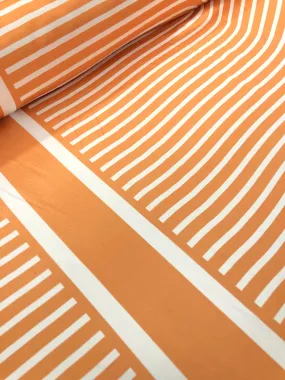 Satin Prints  - Cathedral Lines Citron