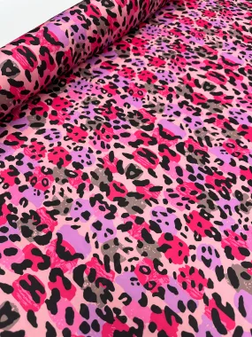 Satin Prints  - Leo Cerise