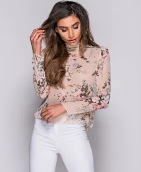 SAVANNA FRILL BLOUSE