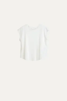 Sawyer Basic Cotton-Linen T-Shirt