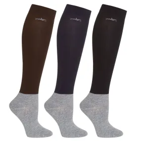 Schockemohle Show Socks Brown/Navy/Black