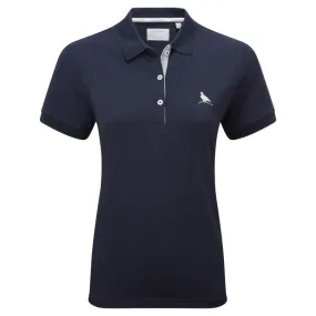 Schoffel St Ives Tailored Ladies Polo Shirt - Navy