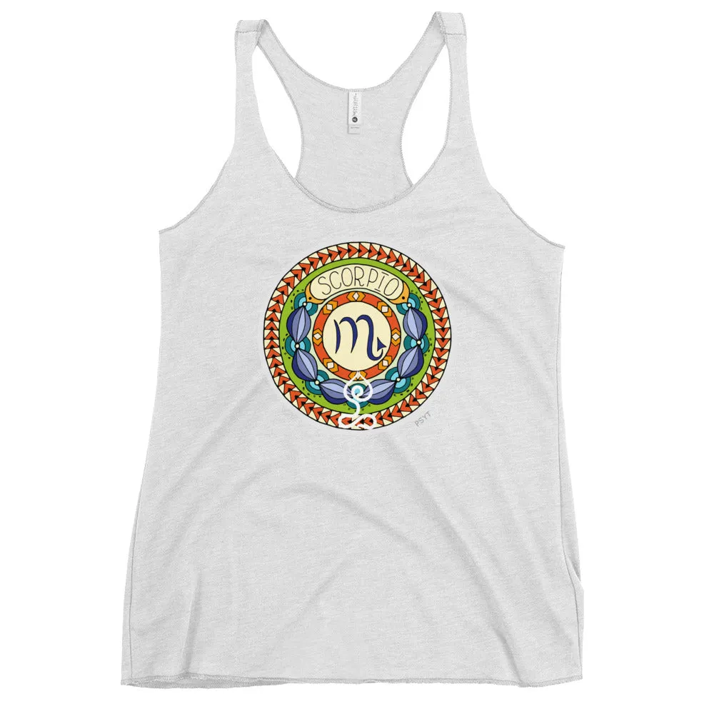 Scorpio Yogastrology Racerback Tank Top
