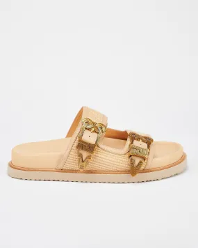 Scribe Footbed Natural Woven/Gold