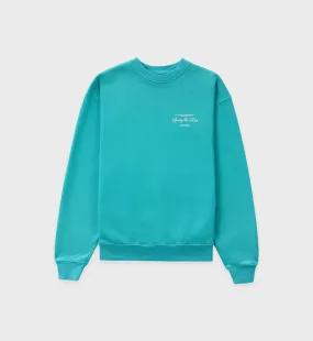 Script Logo Crewneck - Dolphin