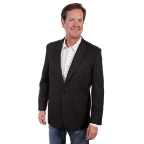 Scully - SOLID BLAZER W/TONAL PIPING - P-656S