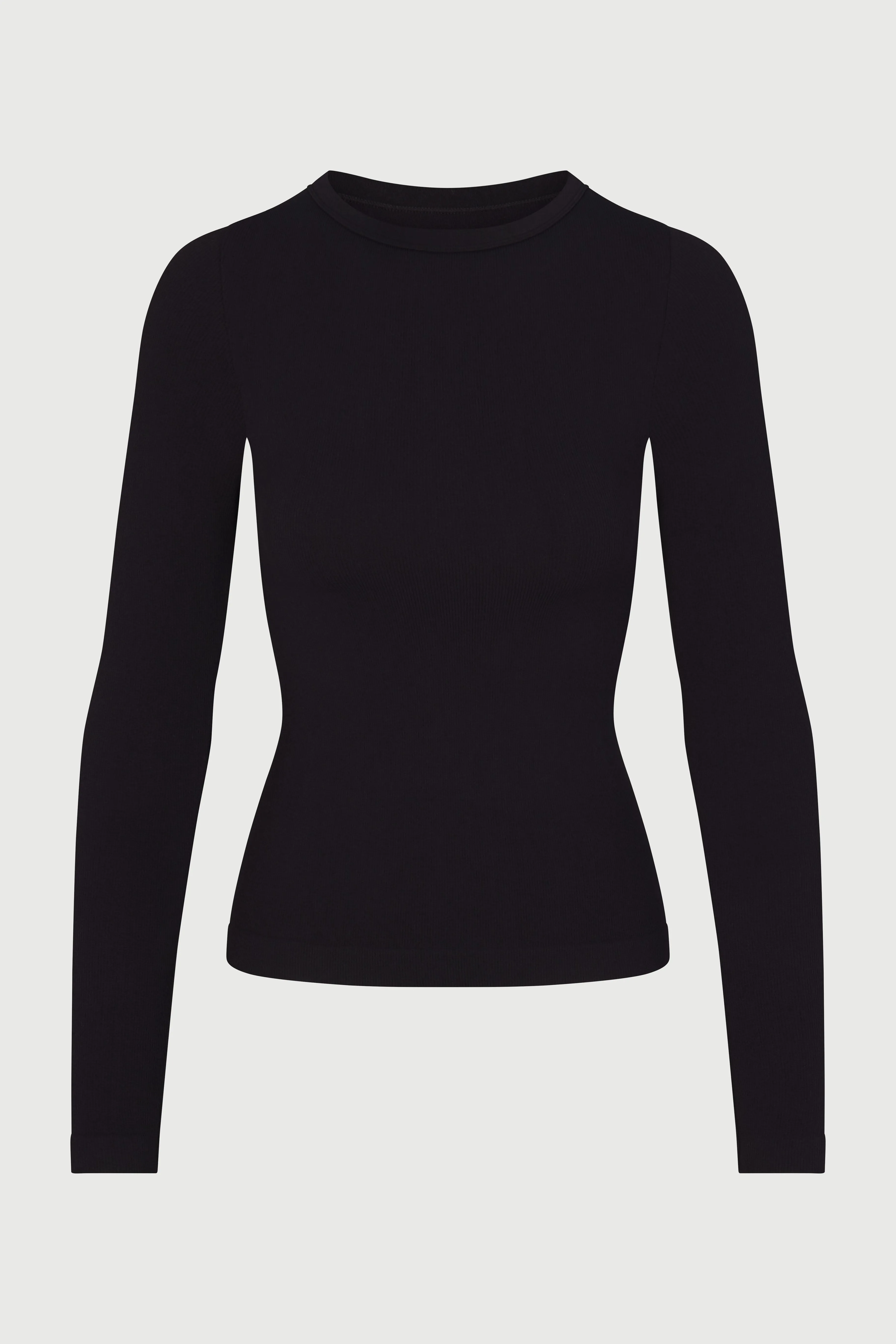 Sculpt Seamless Crewneck Ribbed Top