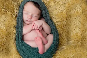 Seafoam Green Stretch Knit Baby Wrap