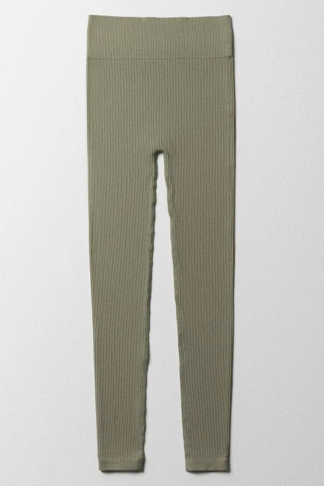 Seamless Leggings Olive Green