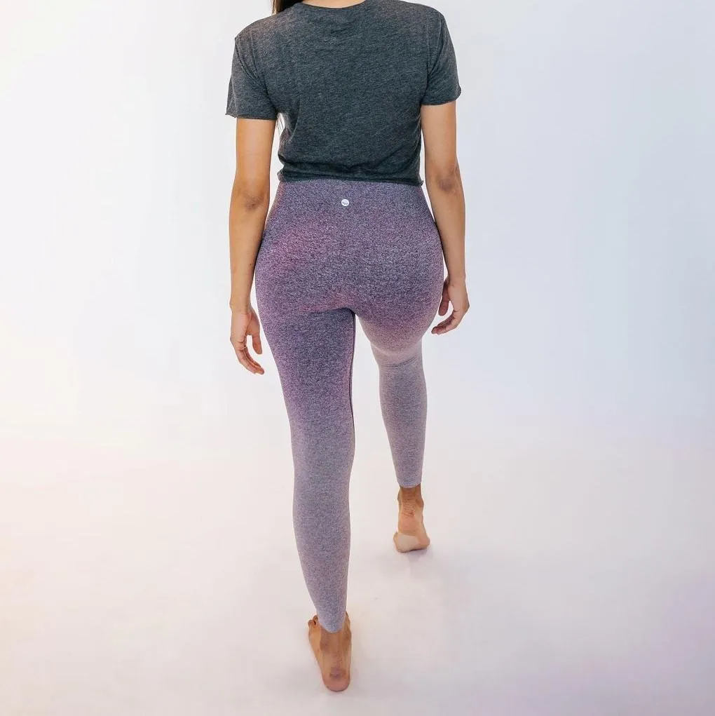 Seamless Strength Leggings - Eggplant Ombre