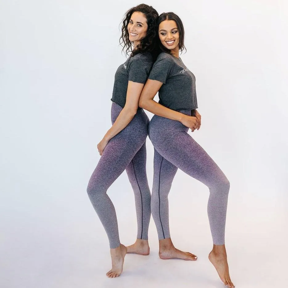 Seamless Strength Leggings - Eggplant Ombre