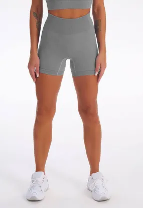 Seamless Washed High-Waist Shorts - Easy
