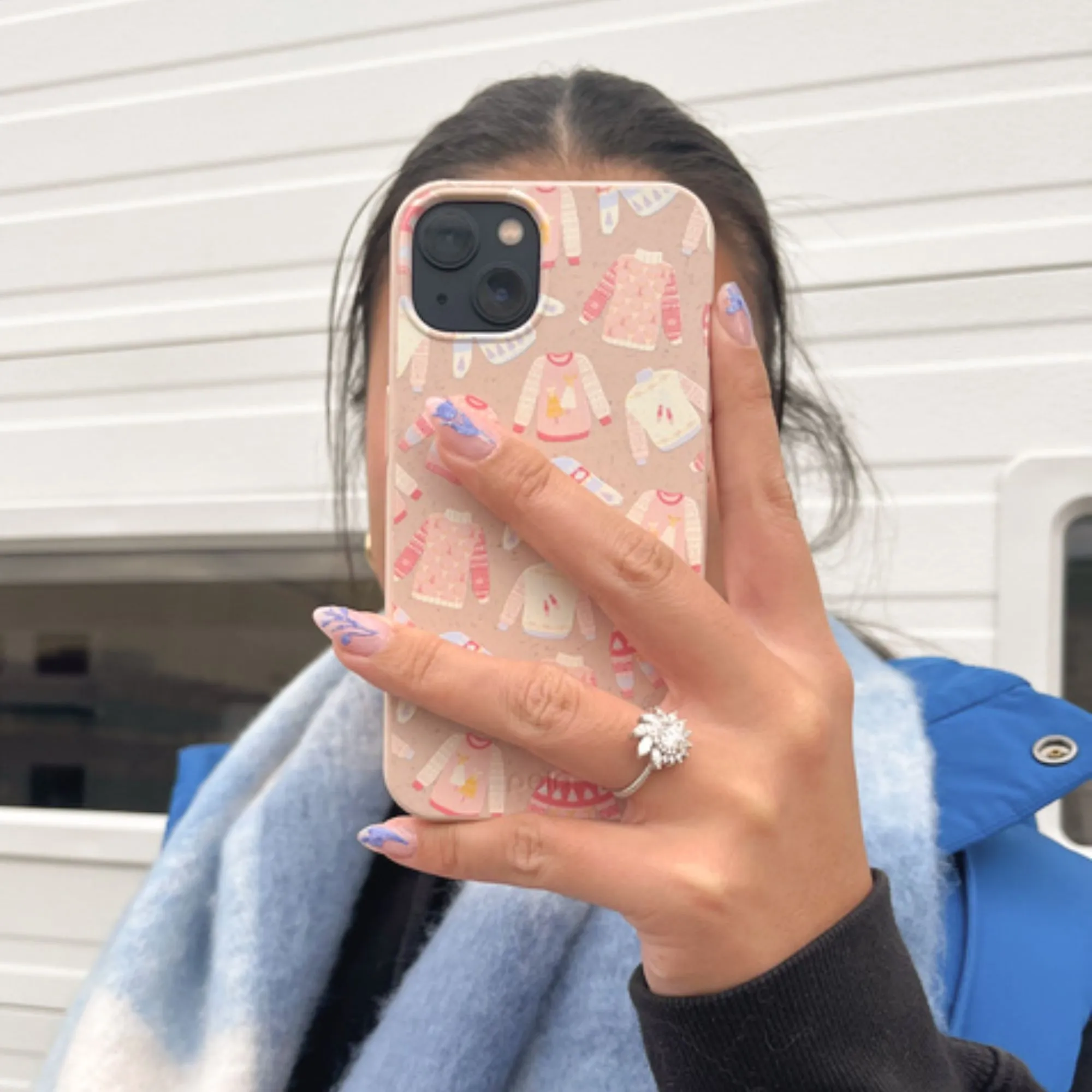 Seashell Sweater Weather iPhone 13 Mini Case