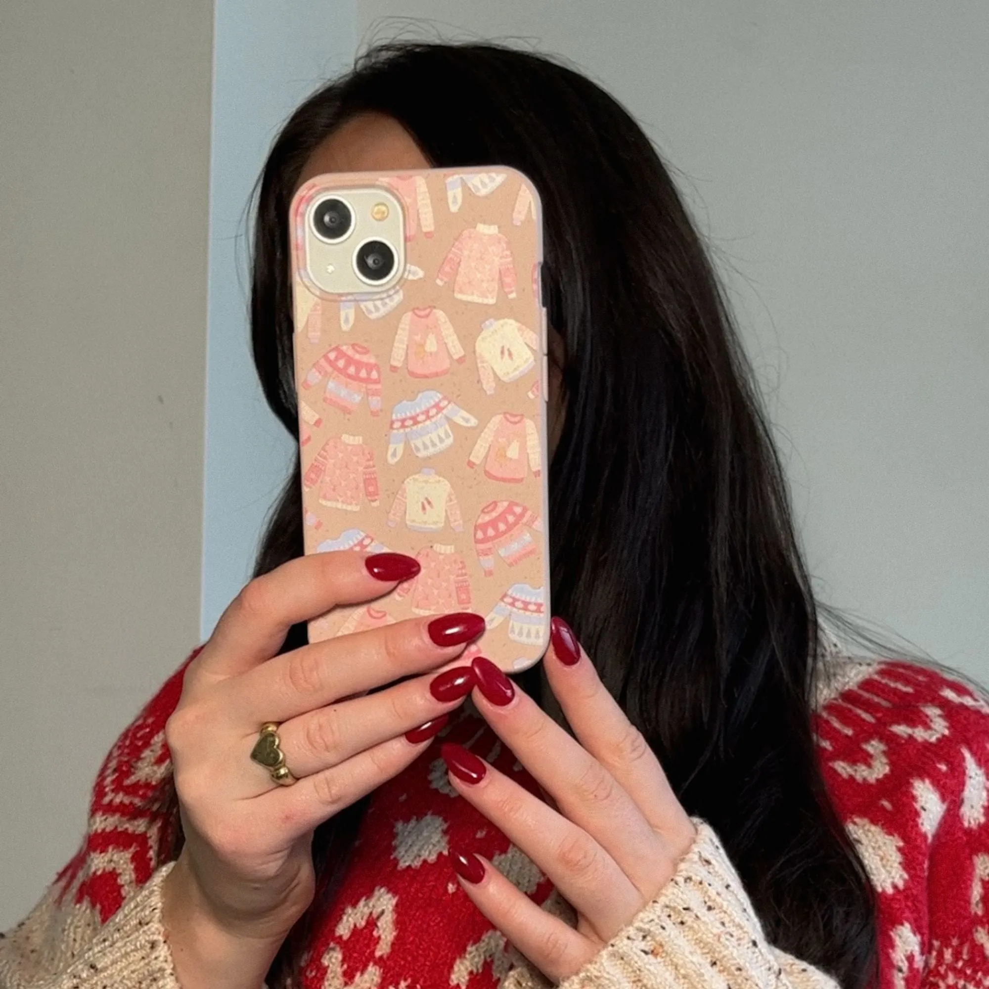 Seashell Sweater Weather iPhone 13 Mini Case