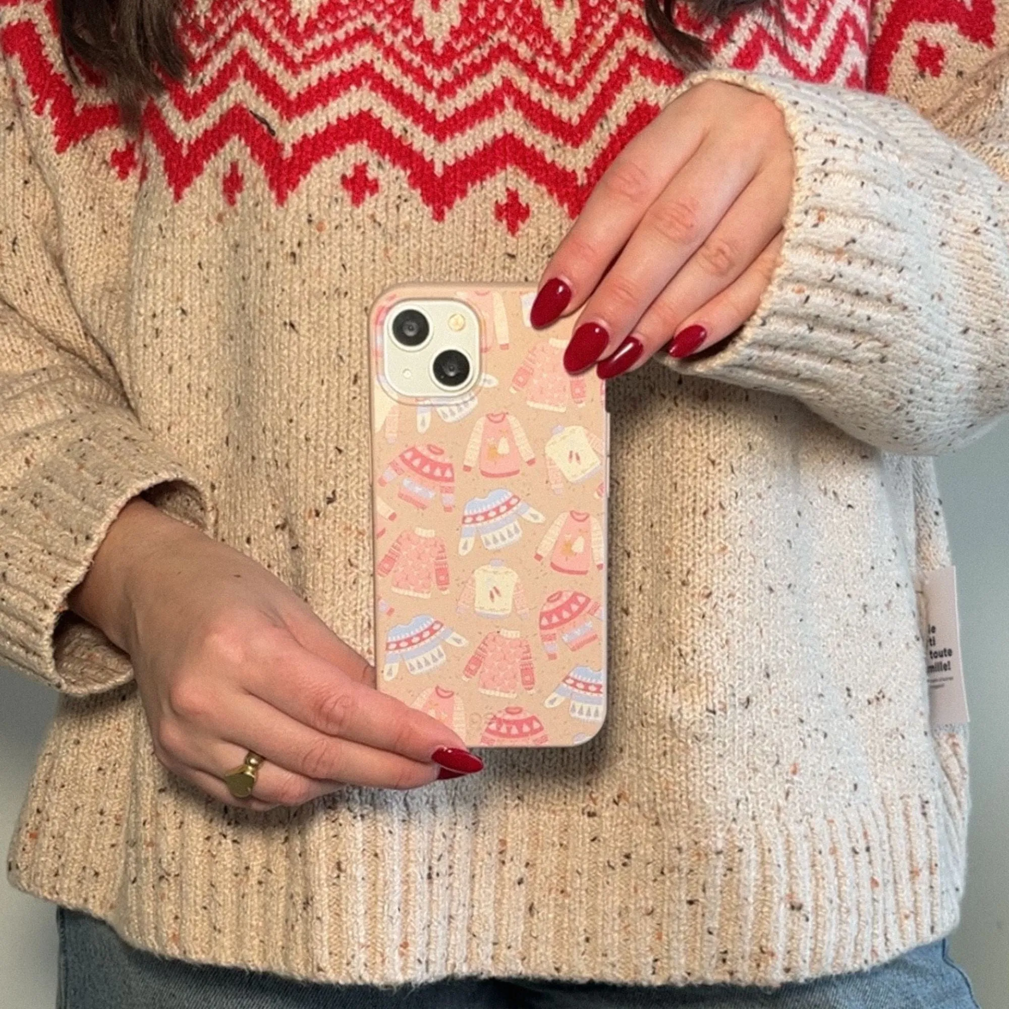 Seashell Sweater Weather iPhone 13 Mini Case