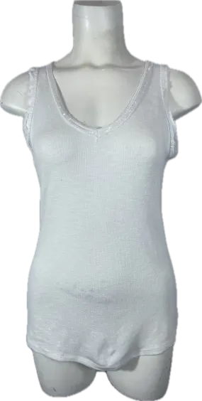 Sequin V-Neck Tank Tops