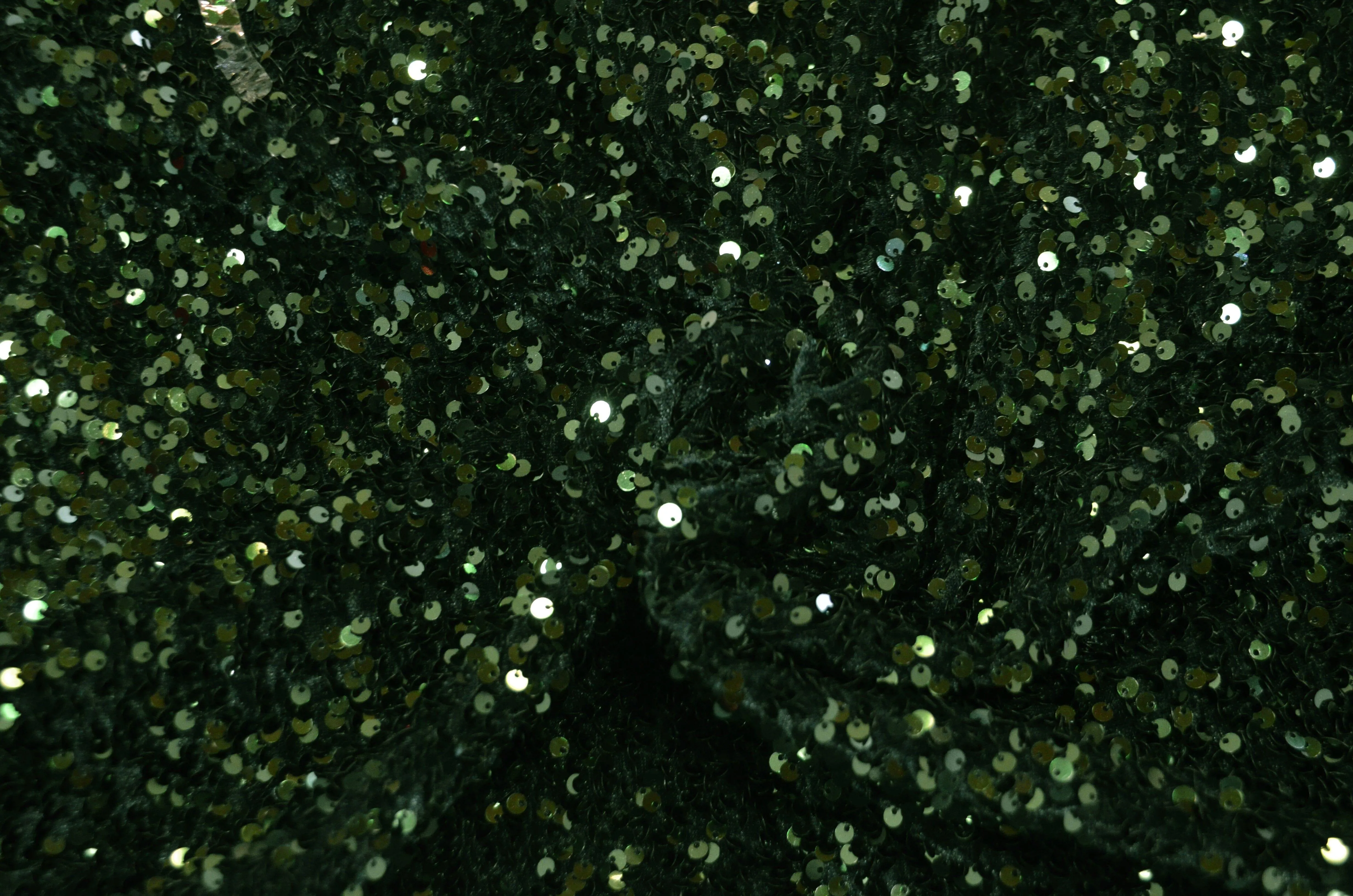Sequins Stretch Velvet | Sequins on Plush Spandex Velvet | 60" Wide | Multiple Colors |