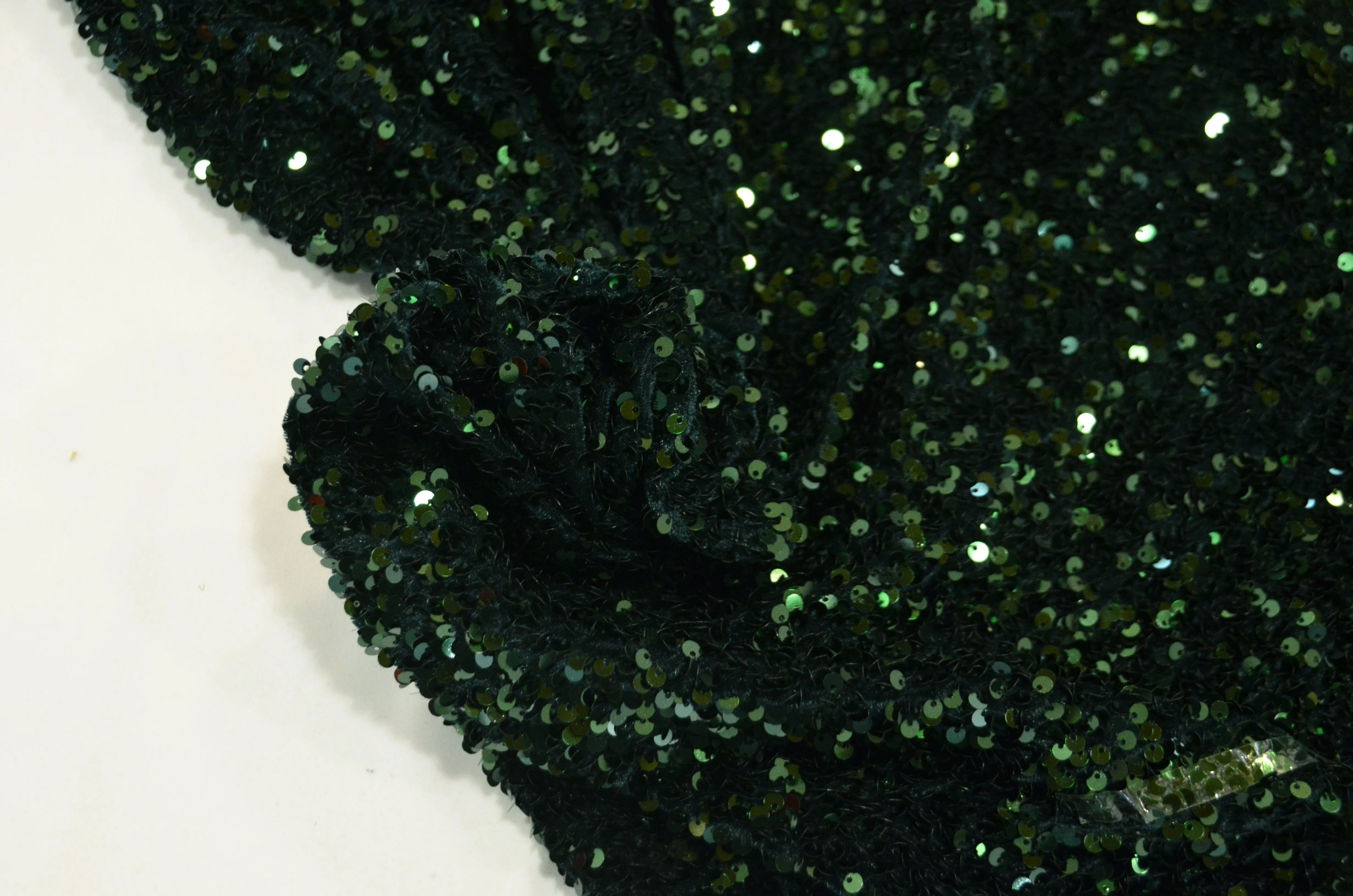 Sequins Stretch Velvet | Sequins on Plush Spandex Velvet | 60" Wide | Multiple Colors |