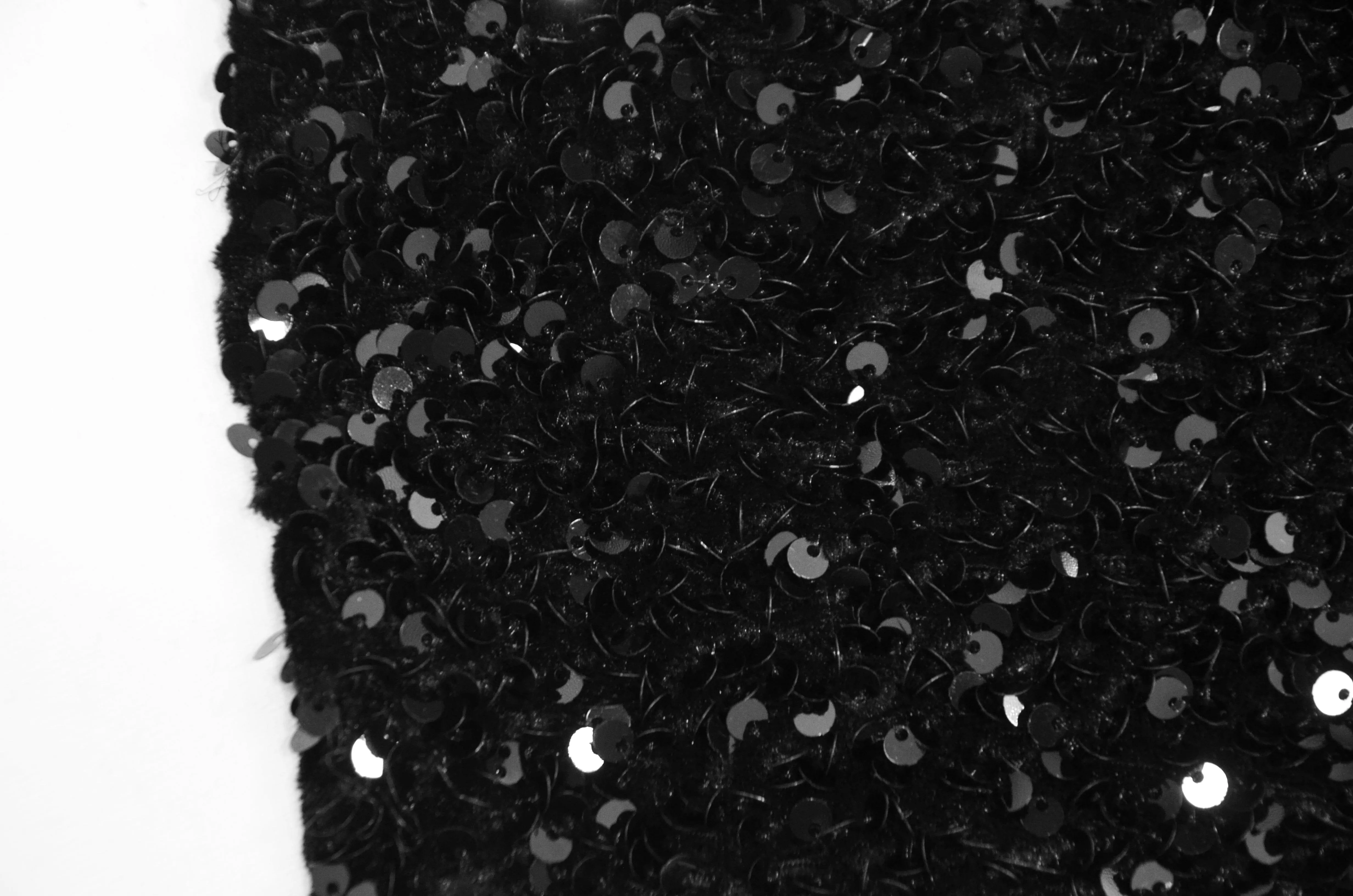 Sequins Stretch Velvet | Sequins on Plush Spandex Velvet | 60" Wide | Multiple Colors |