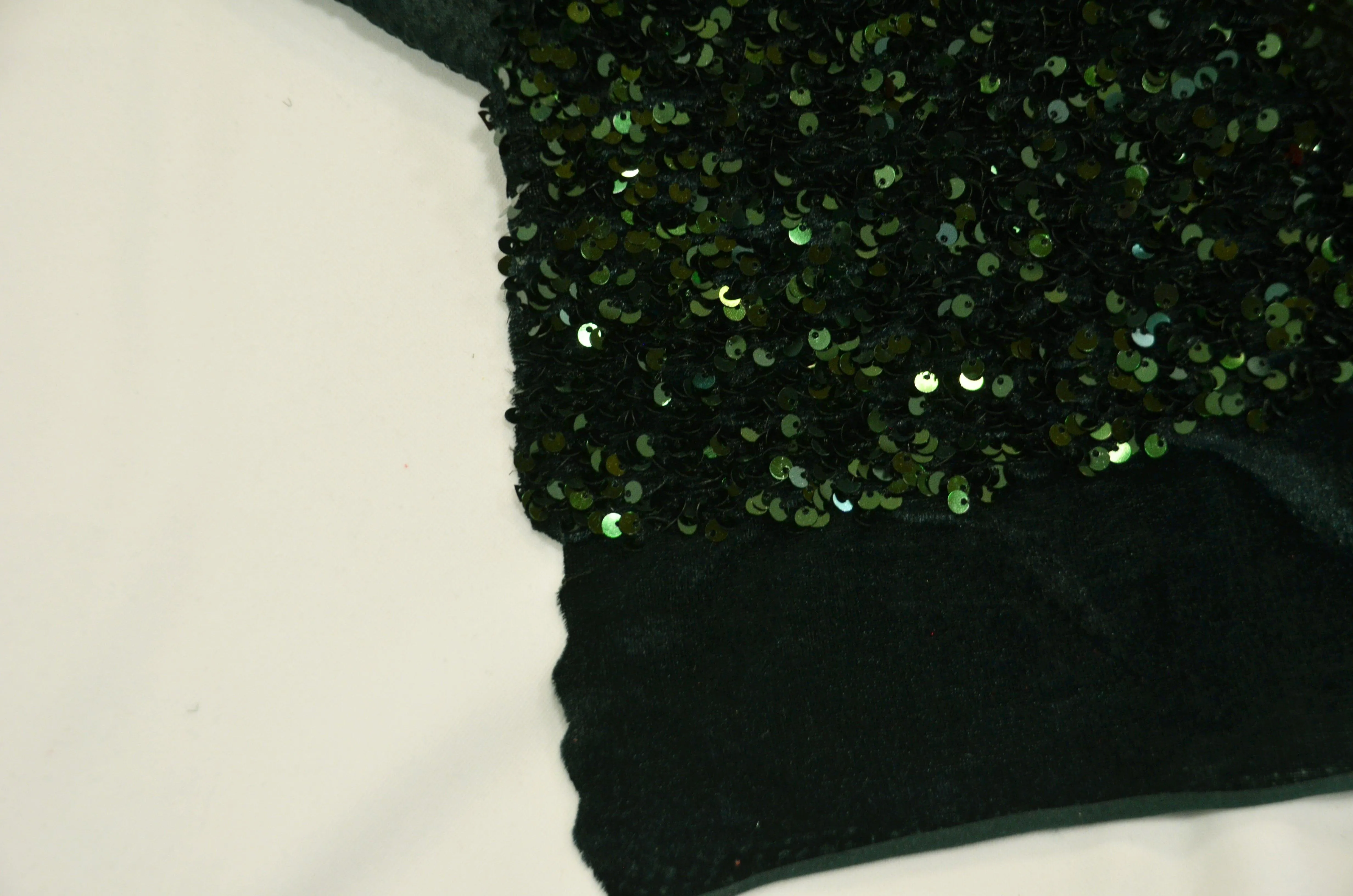 Sequins Stretch Velvet | Sequins on Plush Spandex Velvet | 60" Wide | Multiple Colors |
