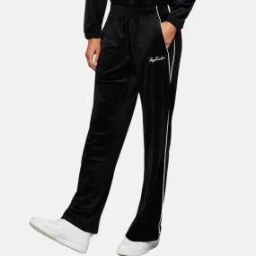 Sergio Tacchini Women's Black Mare Velour Pant