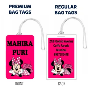 Set of 5 - Minnie Design Bag Tags