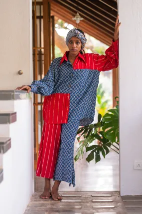 Set- Shirt Culottes : AASTEY