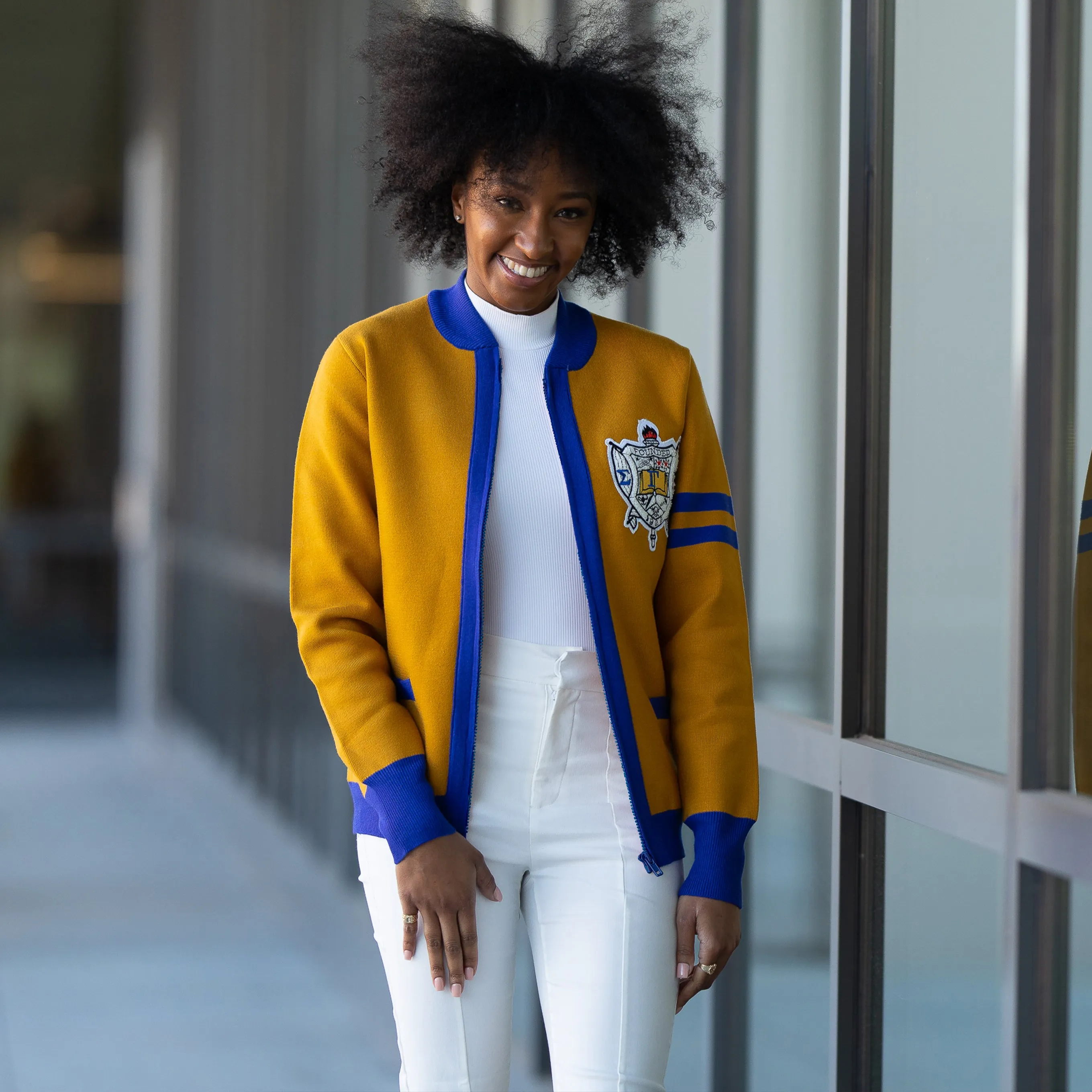 SGRHO Knitted Bomber
