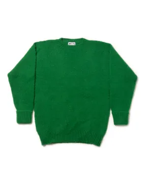 SHAGGY DOG SWEATER KELLY GREEN - CLASSIC FIT