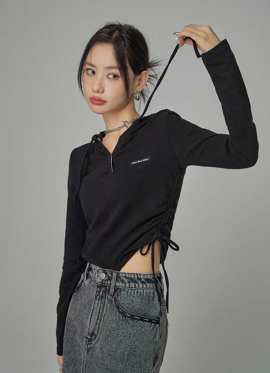 She Was So Artistic Ruched Top
