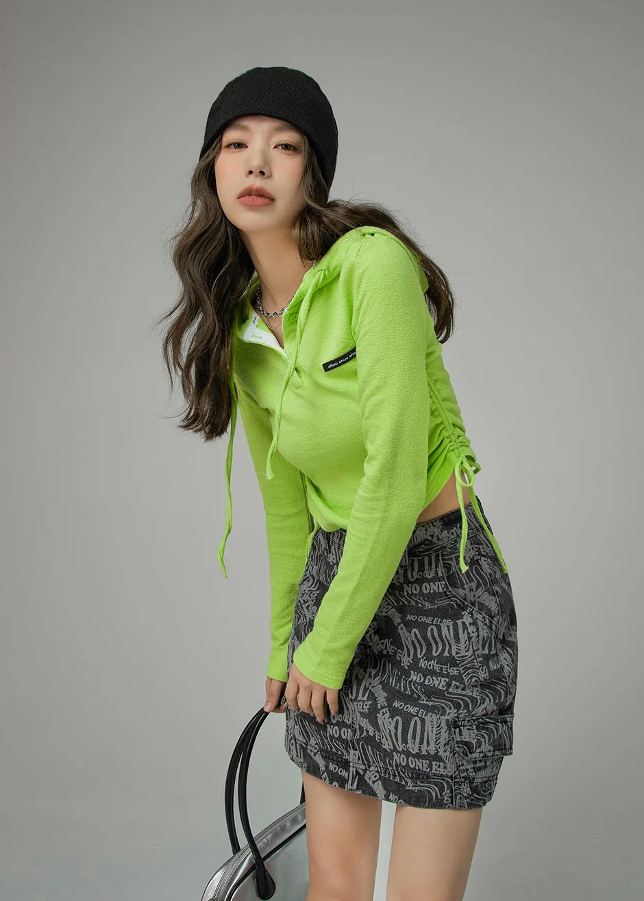 She Was So Artistic Ruched Top