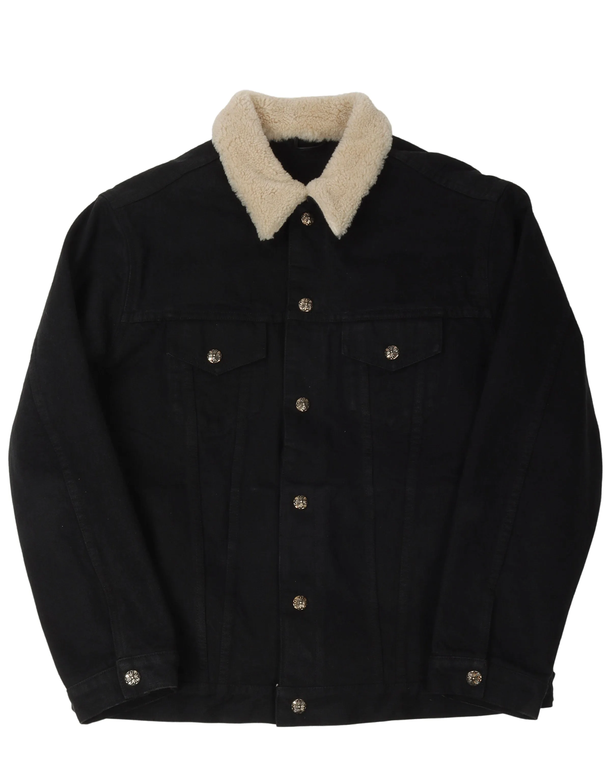 Shearling Denim Jacket