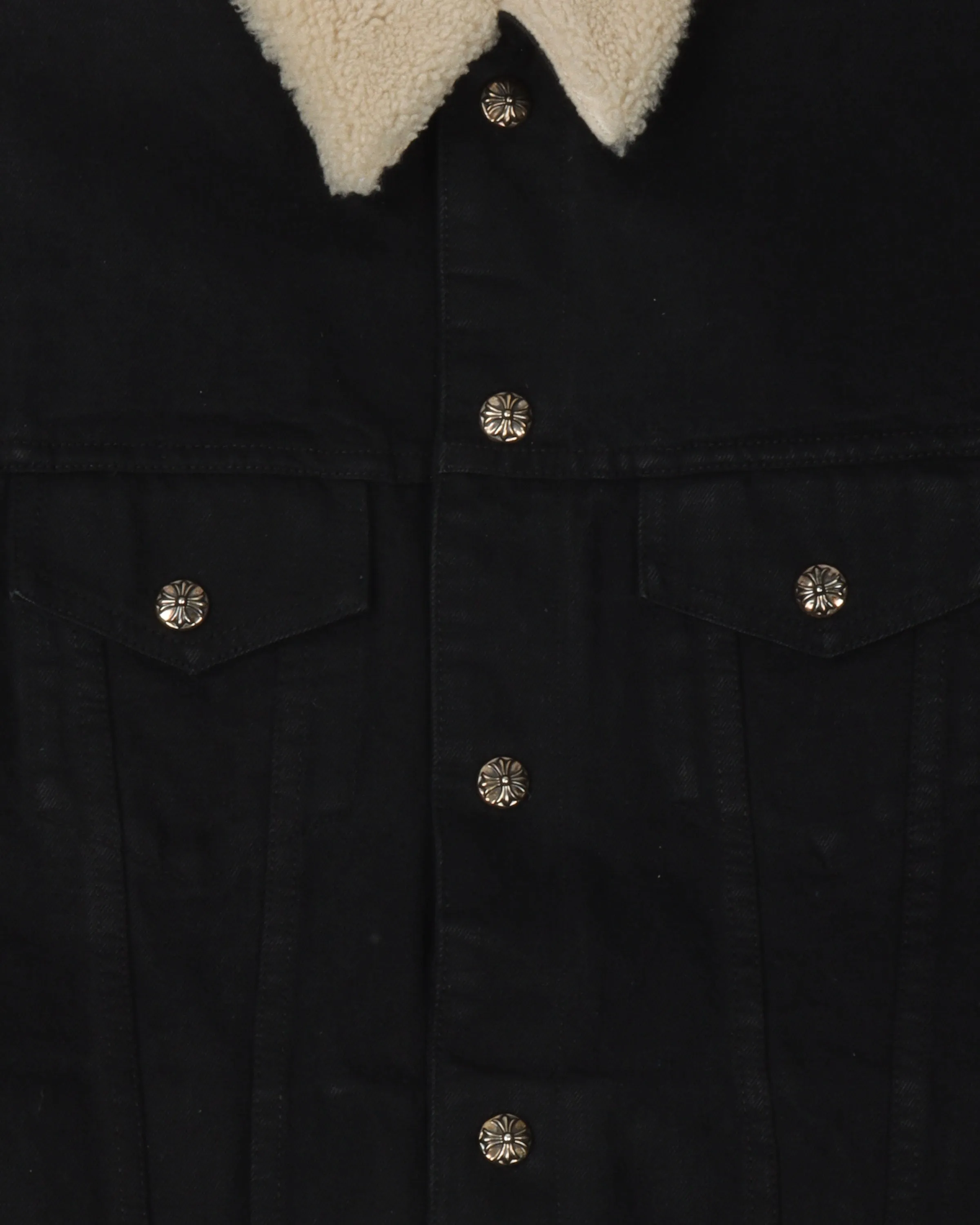 Shearling Denim Jacket