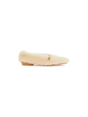 Shearling Furry Ballet Flats