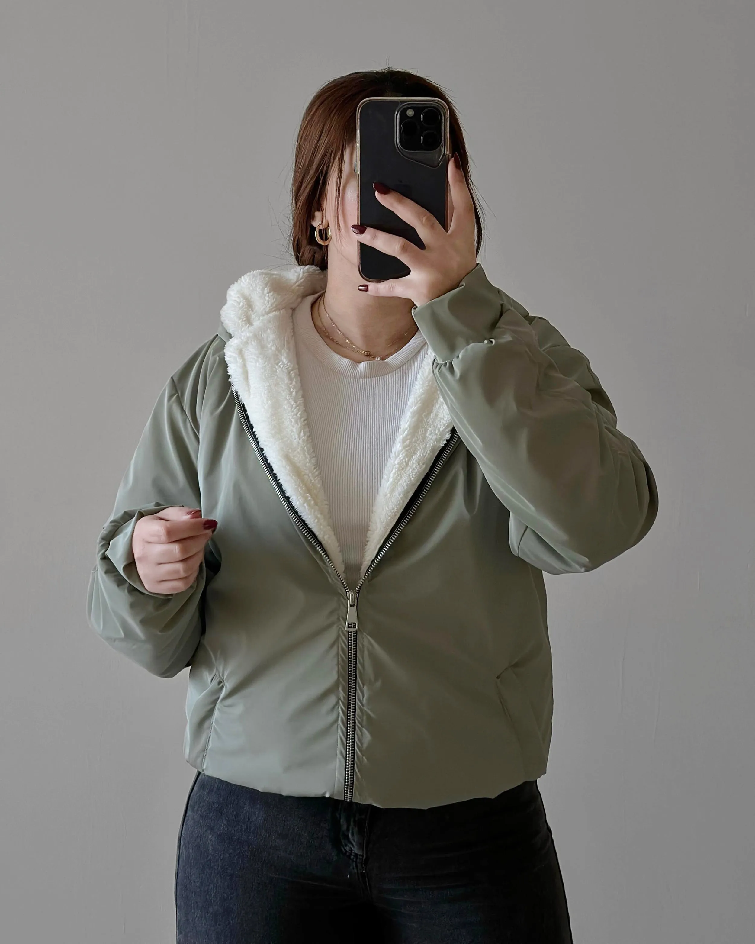 Sherpa Lined Waterproof Jacket