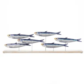 Shoeless Joe 48cm School of Sardines Ornament