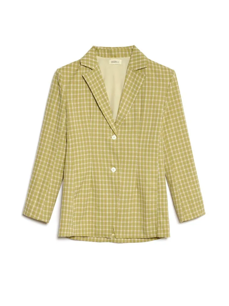 Shona Check Fitted Blazer