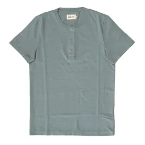 Short Sleeve Heavy Bag Henley | Slate