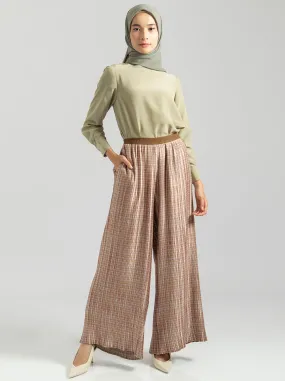 SIENNA PANTS GLOSSY LIGHT PIEGON