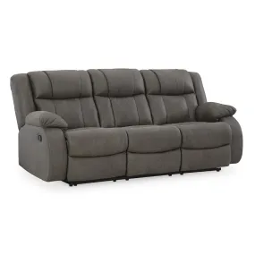 Signature Design by Ashley First Base Reclining Leather Look Sofa 6880488