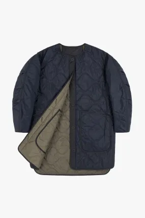 Signature Quilt Jacket - Navy / Dark Olive