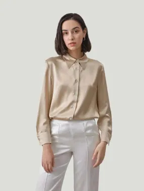 Silk Maison Button Up Silk Blouse