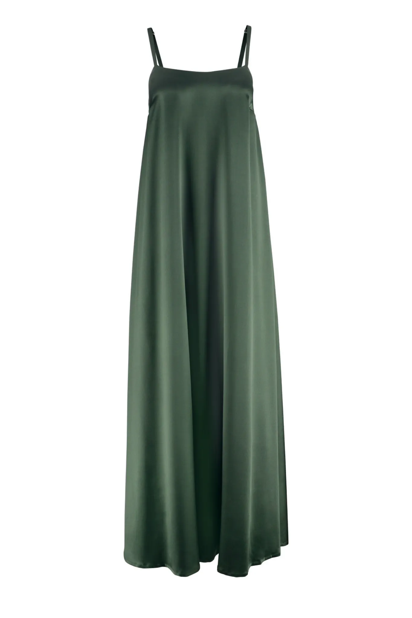 Silk Maxi Dress 'Aphrodite' in Rich Green