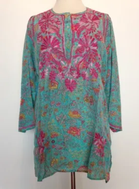 Silk Tunic in Blue