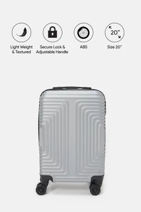 Silver Abs Trolley Luggage (20Inch)
